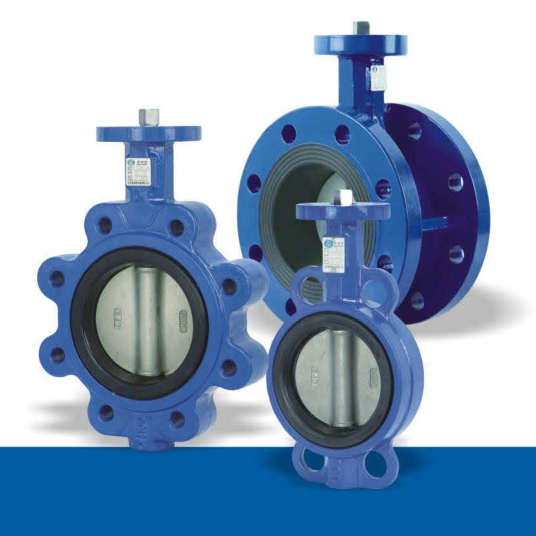 Bare shaft soft sealing center line butterfly valve